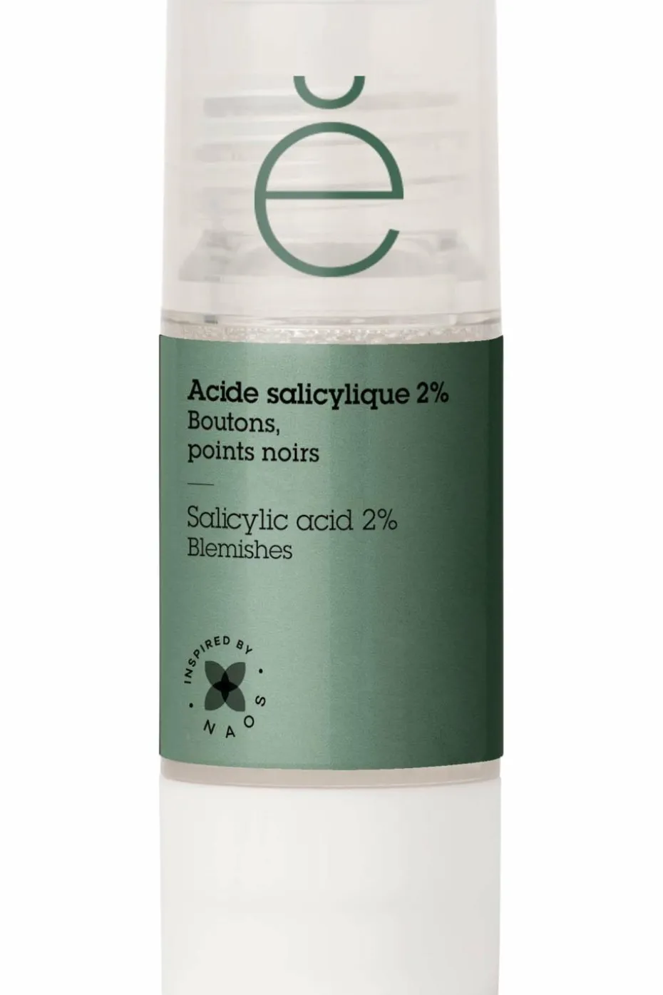 Actif pur Acide salicylique 2% boutons et imperfections