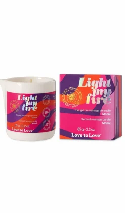 Bougie de massage monoï Light my fire