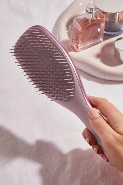 Brosse à cheveux chrome mauve copper