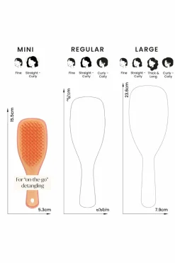 Brosse à cheveux mini runway pink