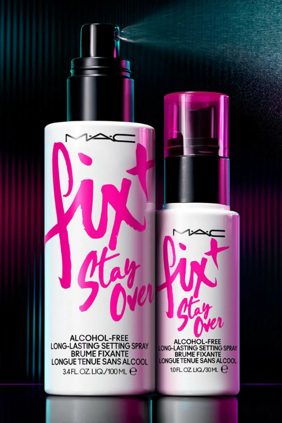 Brume fixante longue tenue sans alcool Fix+ Stay Over