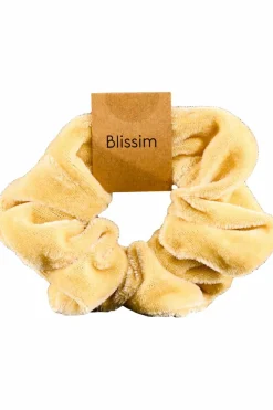 Chouchou velours doré