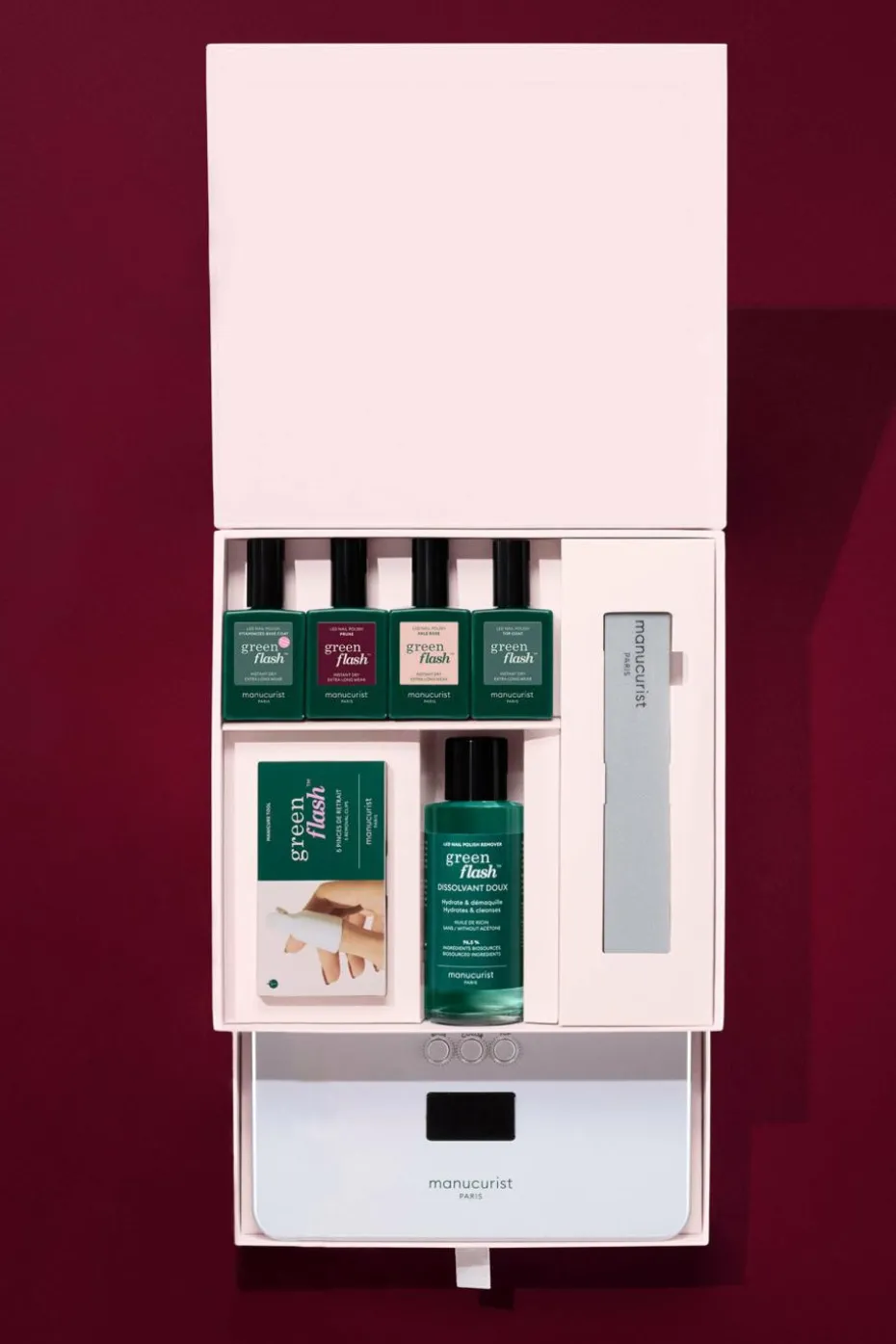 Coffret Cadeau manucure pro Green Flash