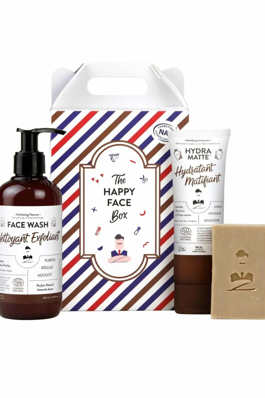 Coffret de soin visage pour homme Happy Face