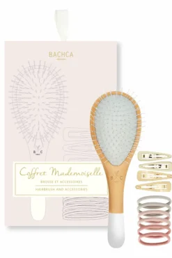 Coffret Mademoiselle brosse nylon, barettes & élastiques