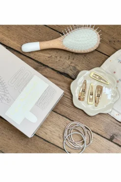 Coffret Mademoiselle brosse nylon, barettes & élastiques