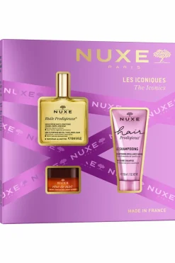 Coffret Noël Les Iconiques avec l’huile prodigieuse 50ml et un soin offert
