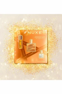 Coffret Noël L’Infiniment Glow avec Huile Prodigieuse Or 50ml et un soin offert