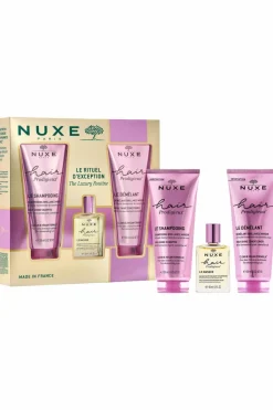 Coffret Noël nutrition cheveux Nuxe Hair avec shampoing & démélant Brillance Miroir 200ml