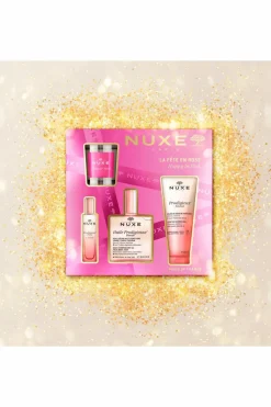 Coffret Noël parfum Le Prodigieux Floral avec l’huile prodigieuse 100ml avec une bougie offerte
