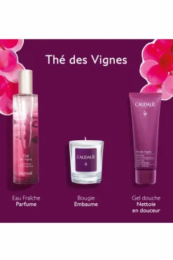 Coffret thé des vignes bougie & gel douche offerts