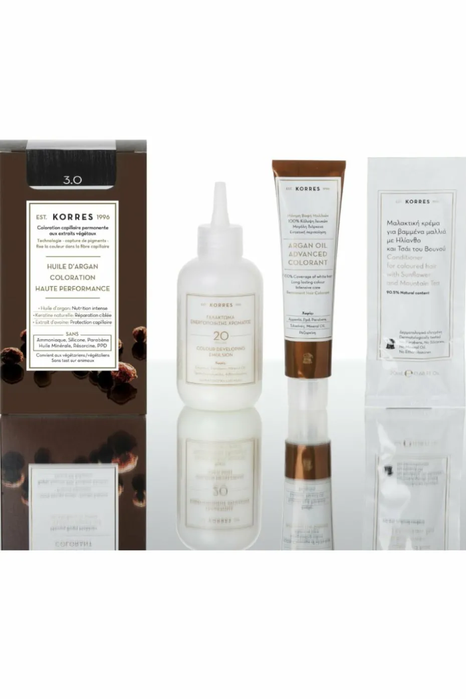 Coloration permanente huile d’argan