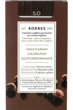 Coloration permanente huile d’argan