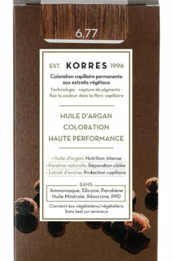 Coloration permanente huile d’argan