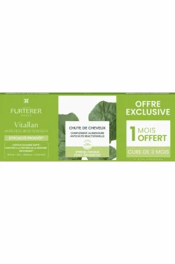 Complément alimentaire pousse de cheveux Vitalfan cure de 3 mois