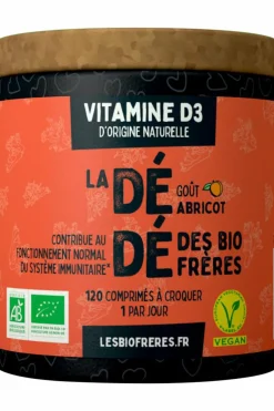 Complément alimentaire vitamine D3 abricot