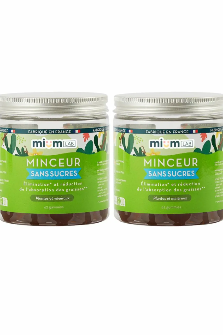 Compléments alimentaires gummies Minceur sans sucres