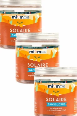 Compléments alimentaires gummies Solaire sans sucres