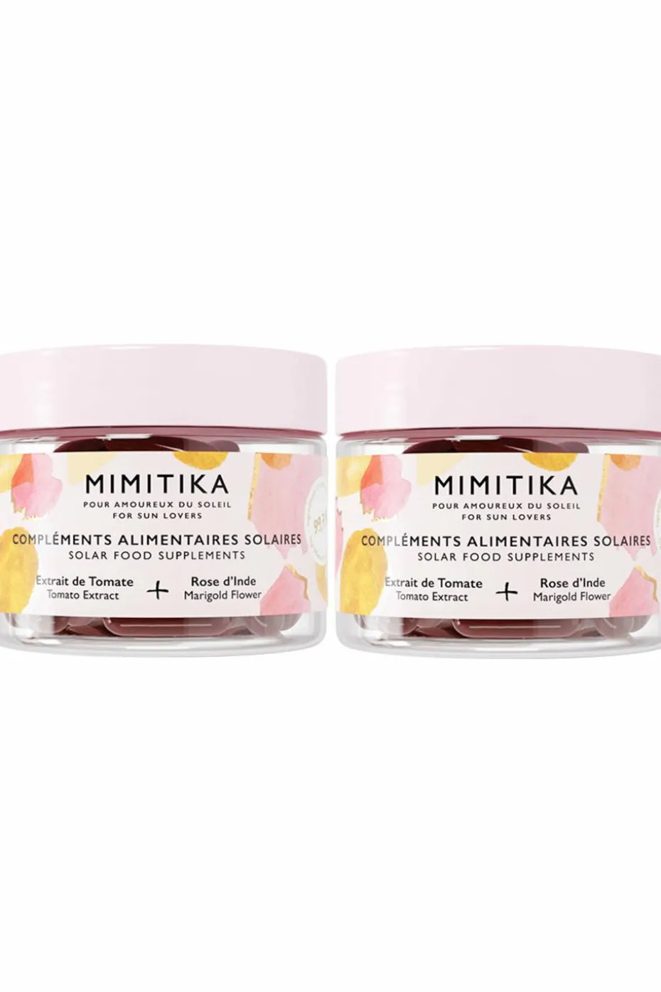 Compléments alimentaires préparation au soleil