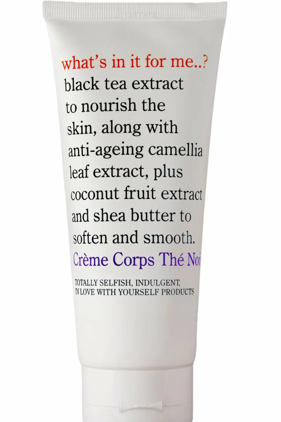 Crème corps thé noir
