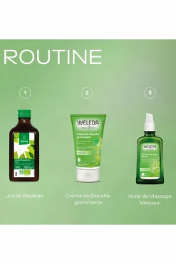 Crème de douche gommante au bouleau