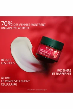 Crème de nuit raffermissante grenade et peptides de maca