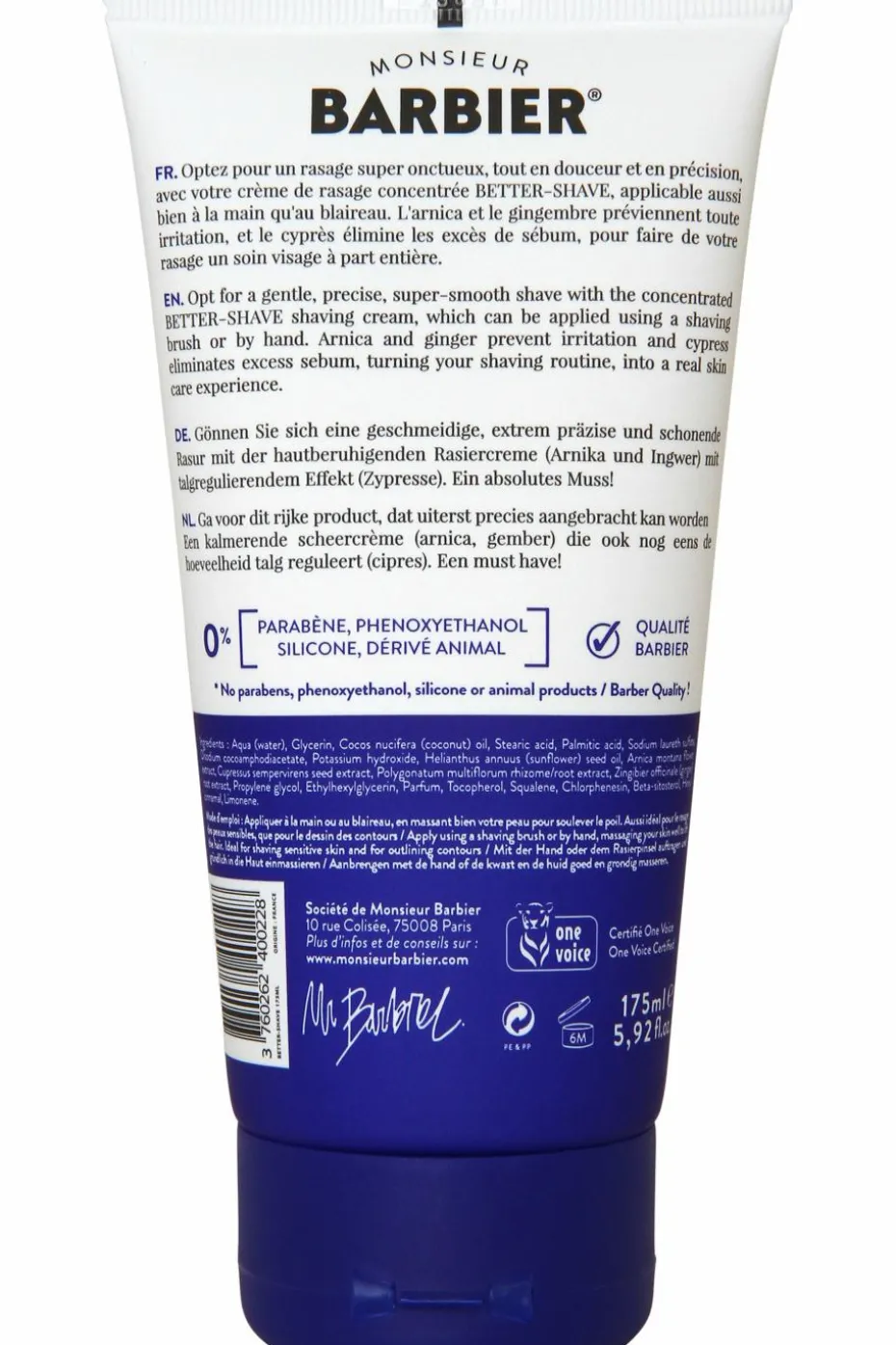 Crème de rasage Better-Shave