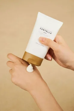 Crème hydratante à la centella asiatica