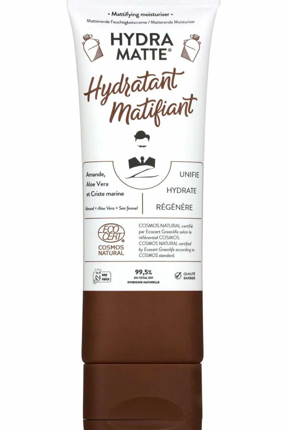 Crème hydratante et matifiante visage homme Hydra Matte