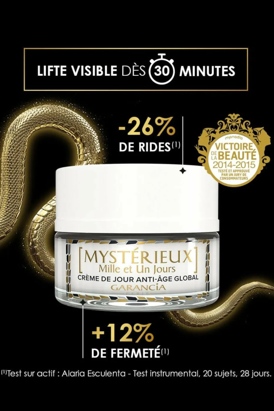 Crème jour anti-âge peaux normales à sèches Mystérieux Mille et Un Jours