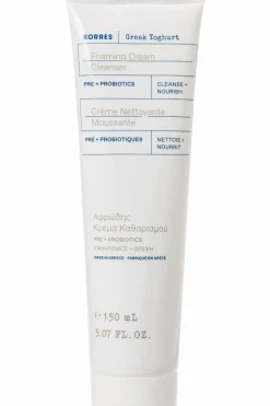 Crème nettoyante moussante aux probiotiques et yaourt grec