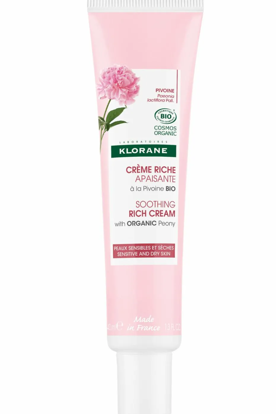 Crème riche apaisante à la Pivoine bio