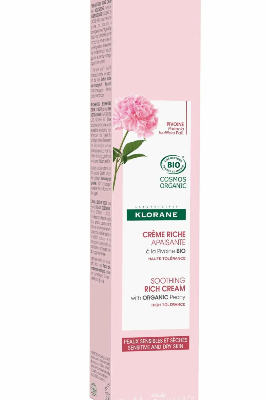 Crème riche apaisante à la Pivoine bio