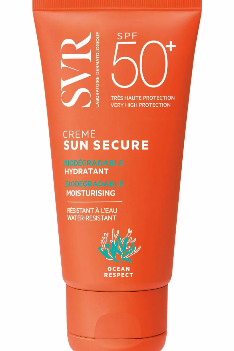 Crème solaire biodégradable & hydratante SPF50+ Sun Secure