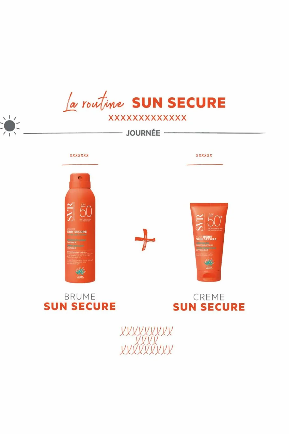 Crème solaire biodégradable & hydratante SPF50+ Sun Secure
