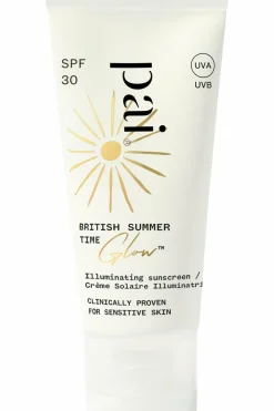 Crème solaire illuminatrice SPF30 pour peaux sensibles