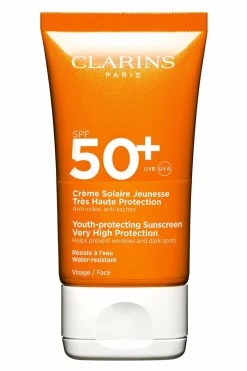 Crème solaire jeunesse visage SPF 50+