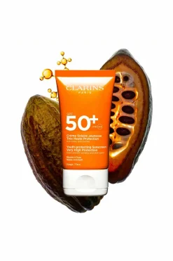 Crème solaire jeunesse visage SPF 50+