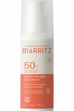 Crème solaire minérale visage SPF50