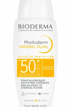 Crème solaire peaux allergiques Photoderm Minéral Fluide SPF50+