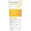 Crème solaire visage Photoderm Aquafluide SPF50+ teinte dorée