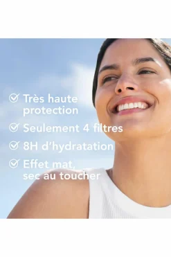 Crème solaire visage Photoderm Aquafluide SPF50+ teinte dorée