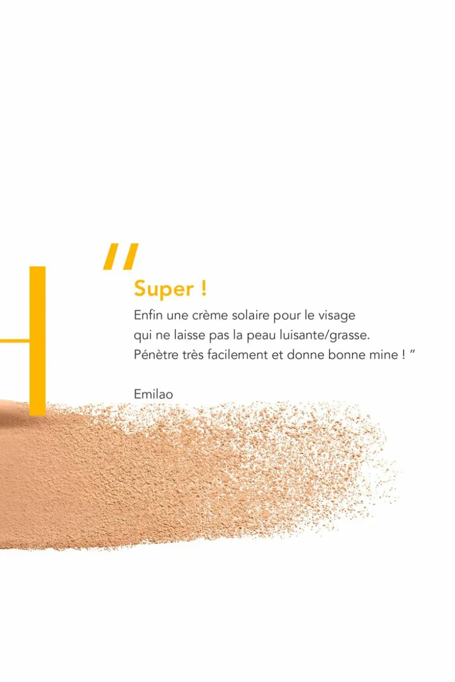 Crème solaire visage Photoderm Aquafluide SPF50+ teinte dorée