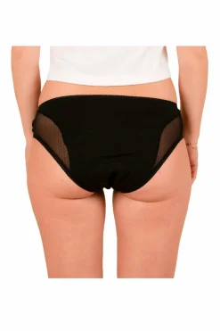 Culotte menstruelle flux normal plumetis noir
