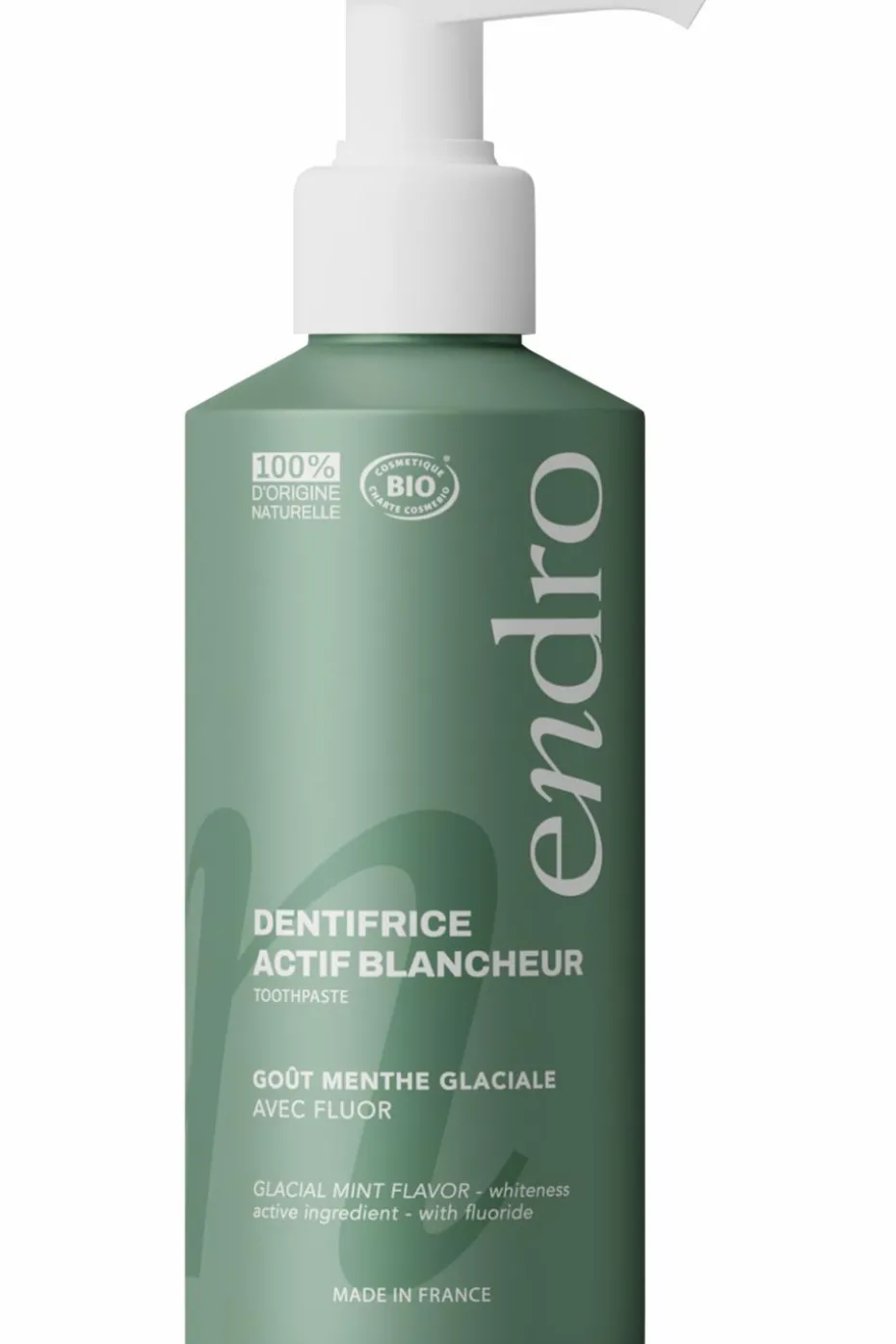 Dentifrice actif blancheur menthe glaciale