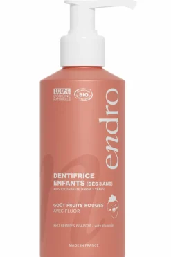 Dentifrice gel fruits rouges fluor