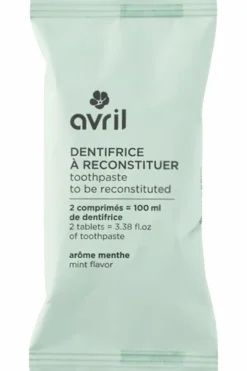 Dentifrice rechargeable à reconstituer