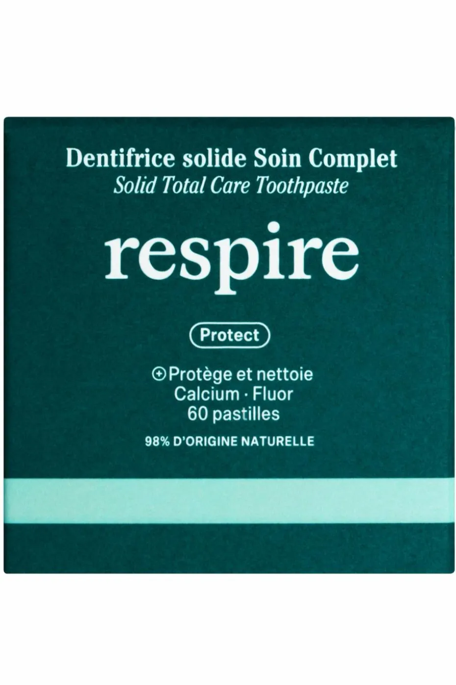 Dentifrice solide à la menthe fraîche