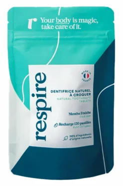 Dentifrice solide à la menthe fraîche