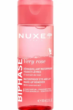 Démaquillant waterproof yeux et lèvres Biphase Very rose